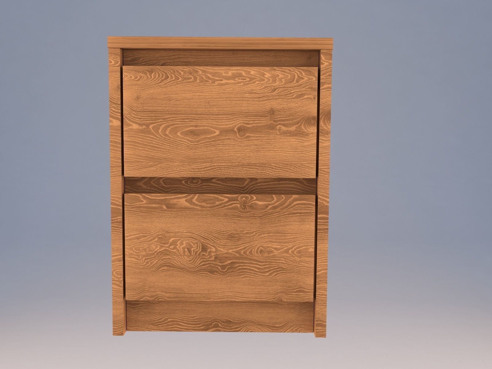 SKREIA  commode 2in1 Low-poly 3D model_1