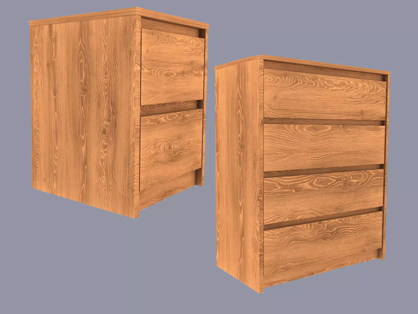 SKREIA  commode 2in1 Low-poly 3D model_0