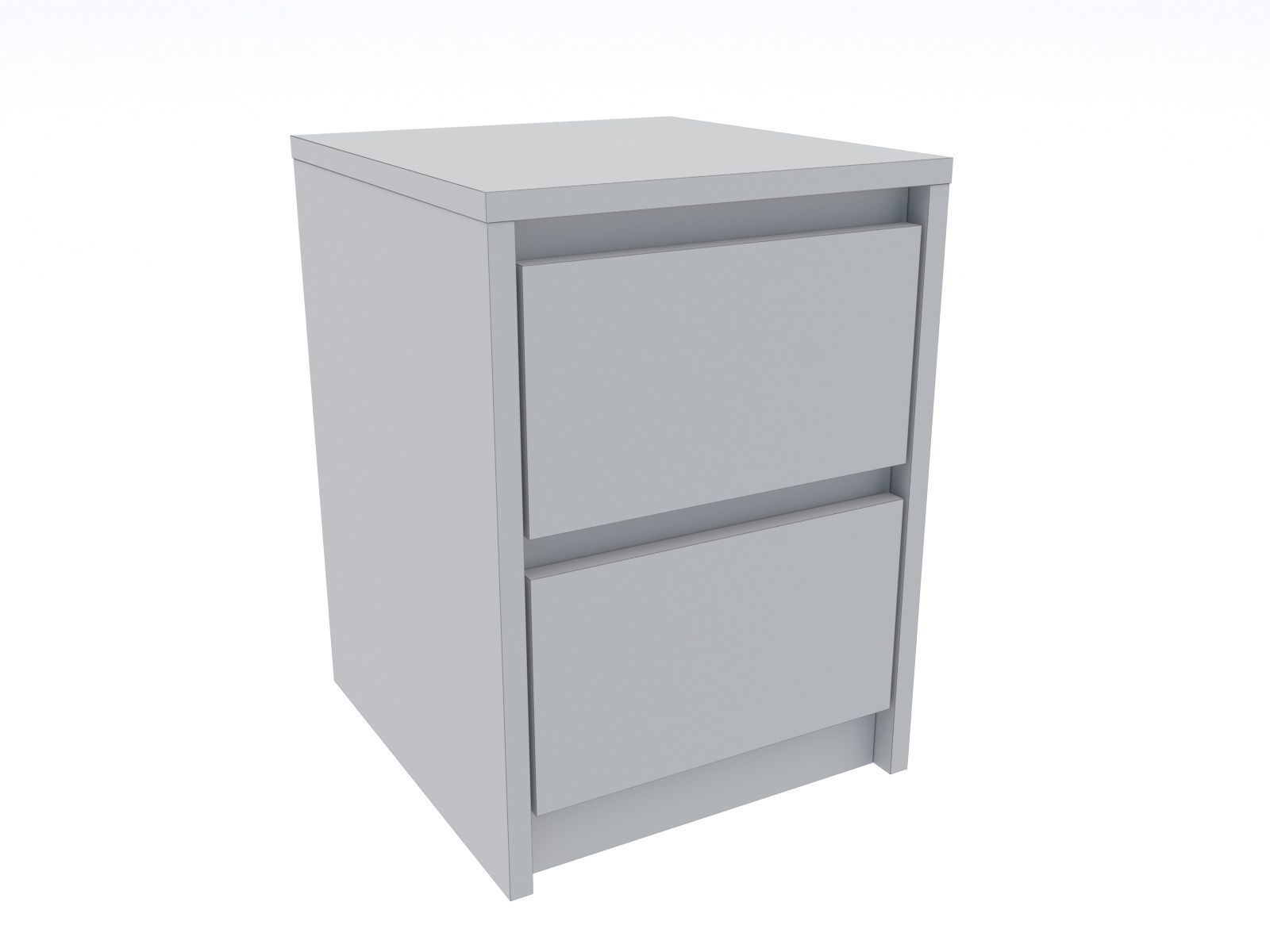 SKREIA  commode 2in1 Low-poly 3D model_8