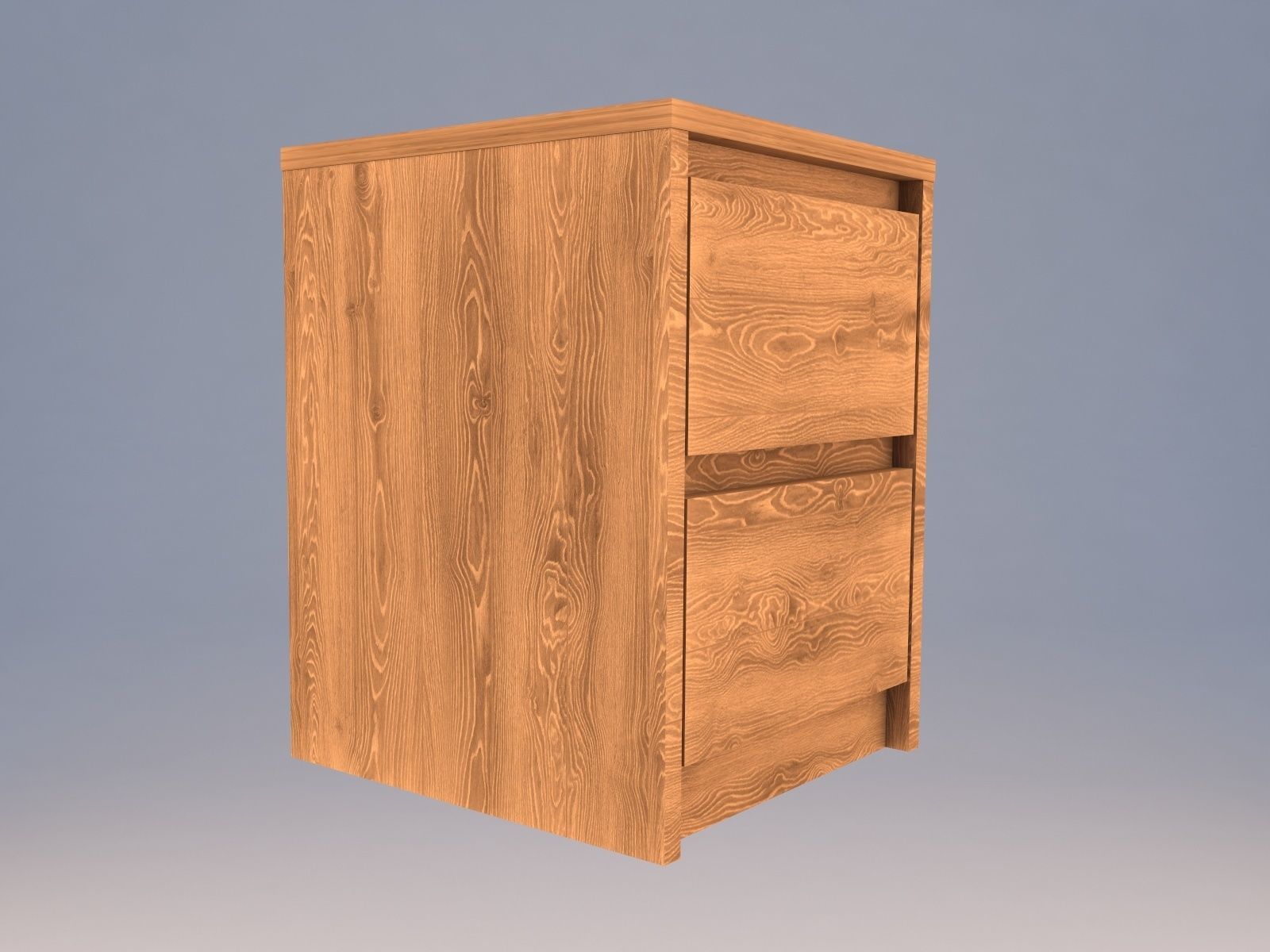 SKREIA  commode 2in1 Low-poly 3D model_2