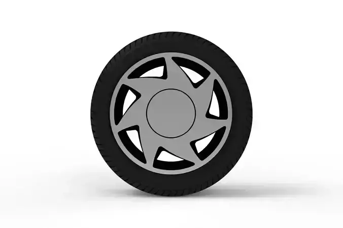 Sedan and Hatchback 90  Rims 517-319 3D model