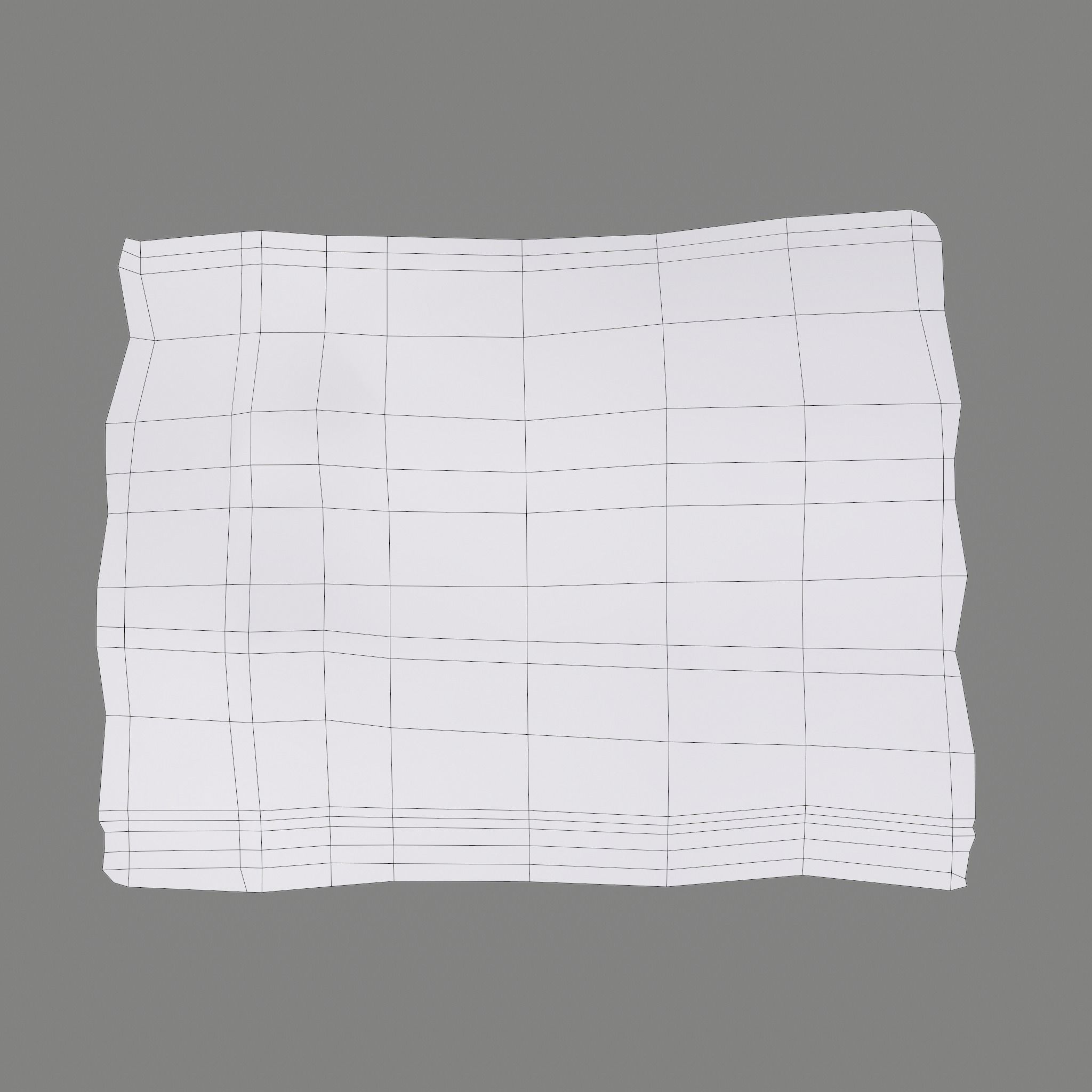 Worn Medieval Paper with Figures Free low-poly 3D model_24