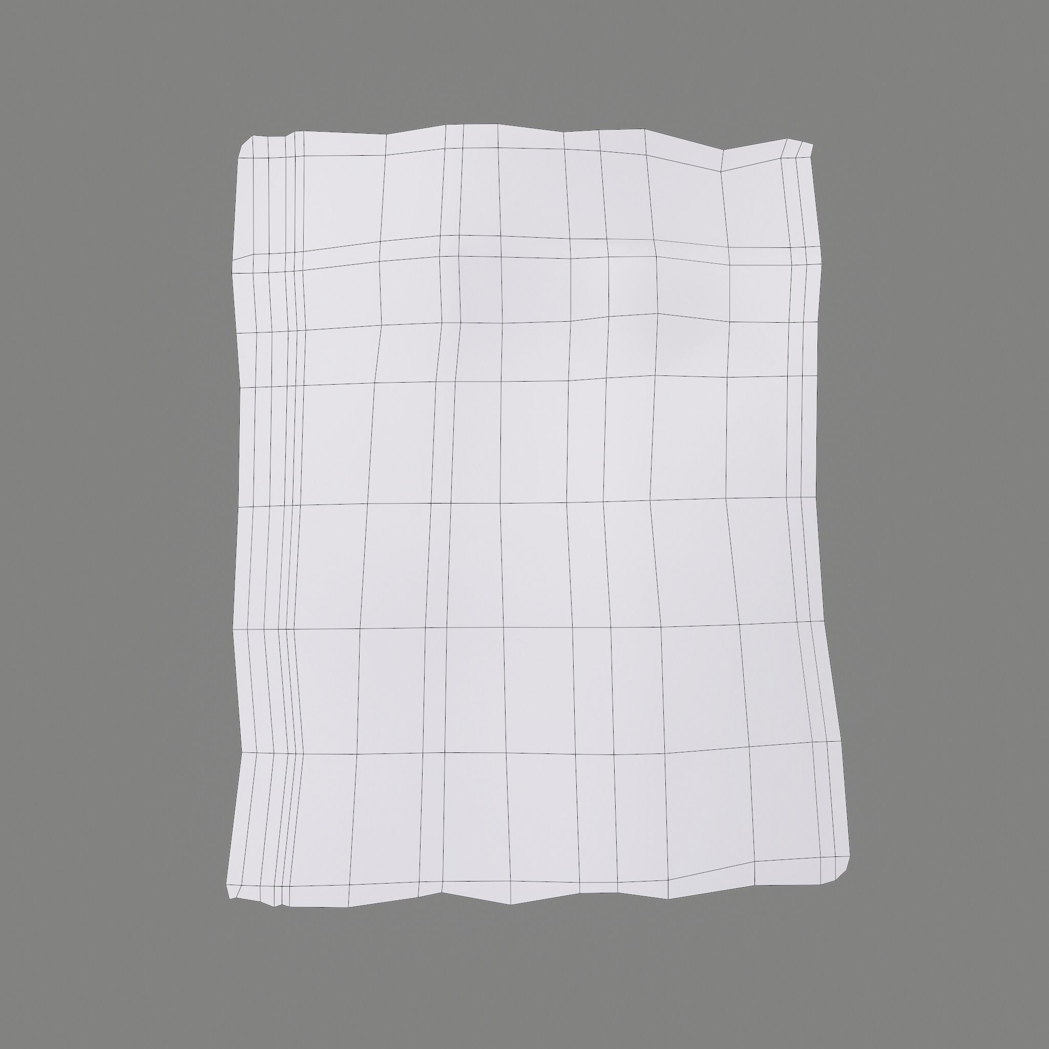 Worn Medieval Paper with Figures Free low-poly 3D model_16