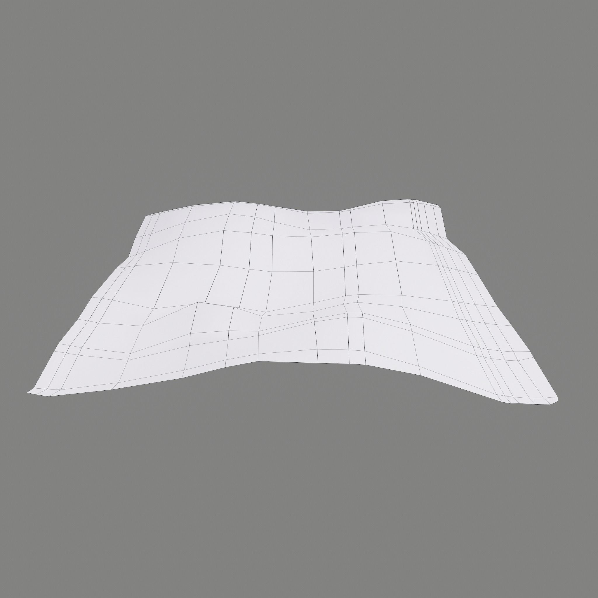 Worn Medieval Paper with Figures Free low-poly 3D model_22