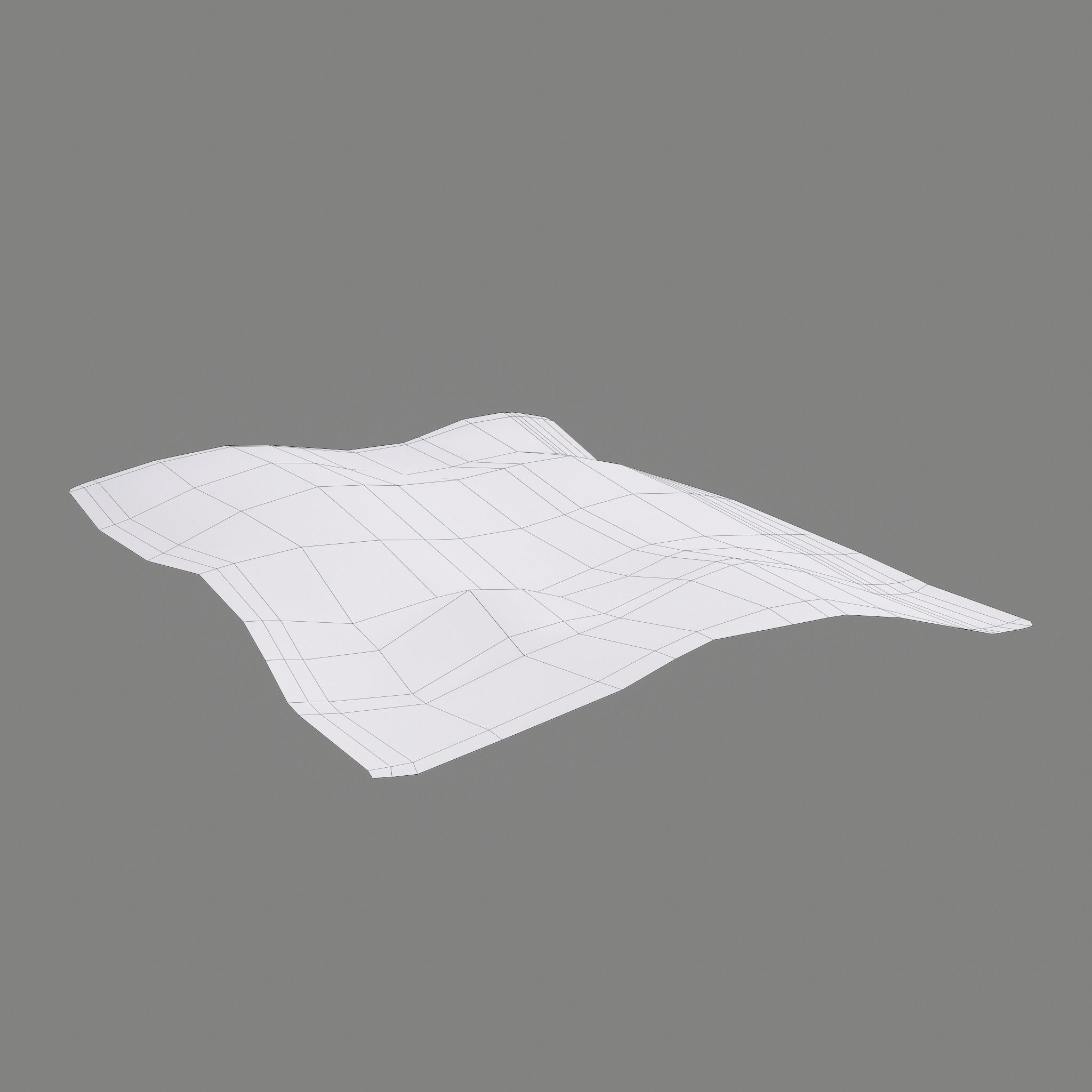 Worn Medieval Paper with Figures Free low-poly 3D model_21