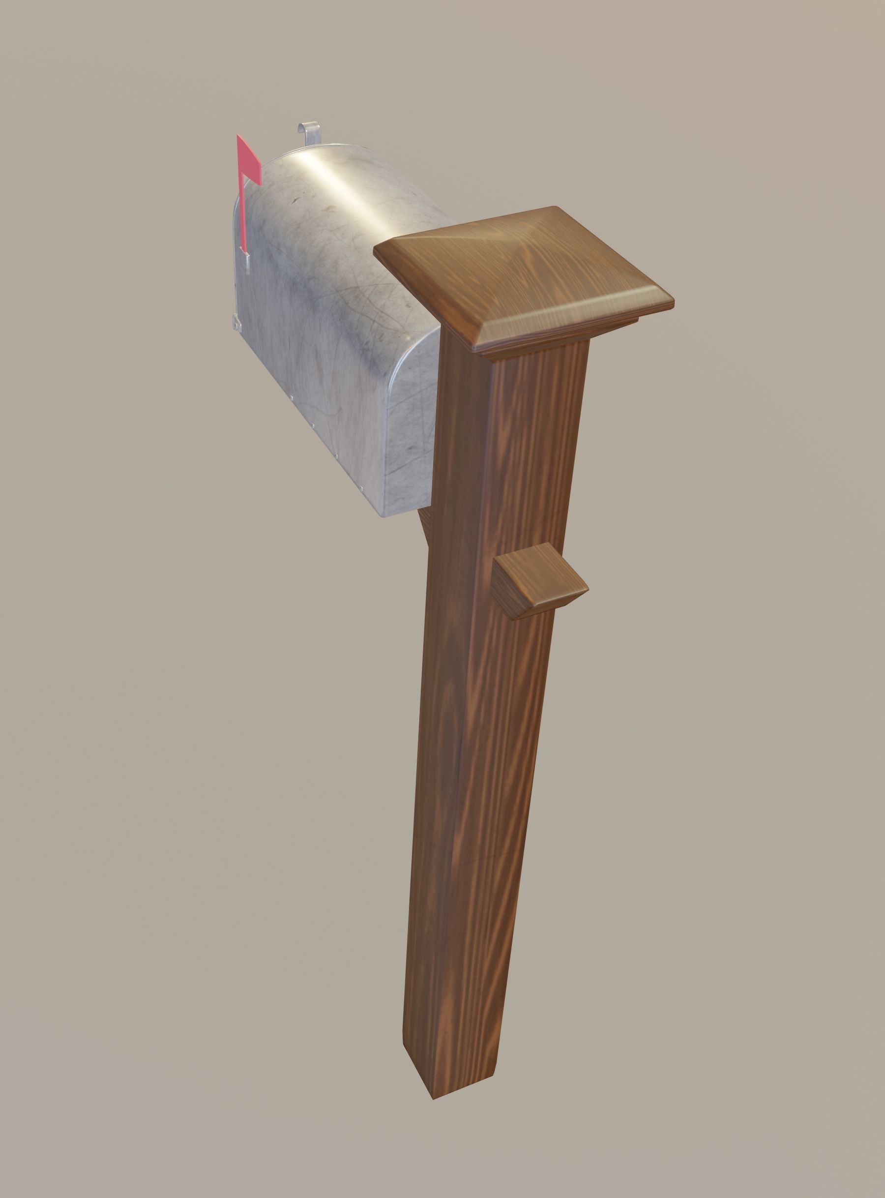 Mail Box 3D model_4