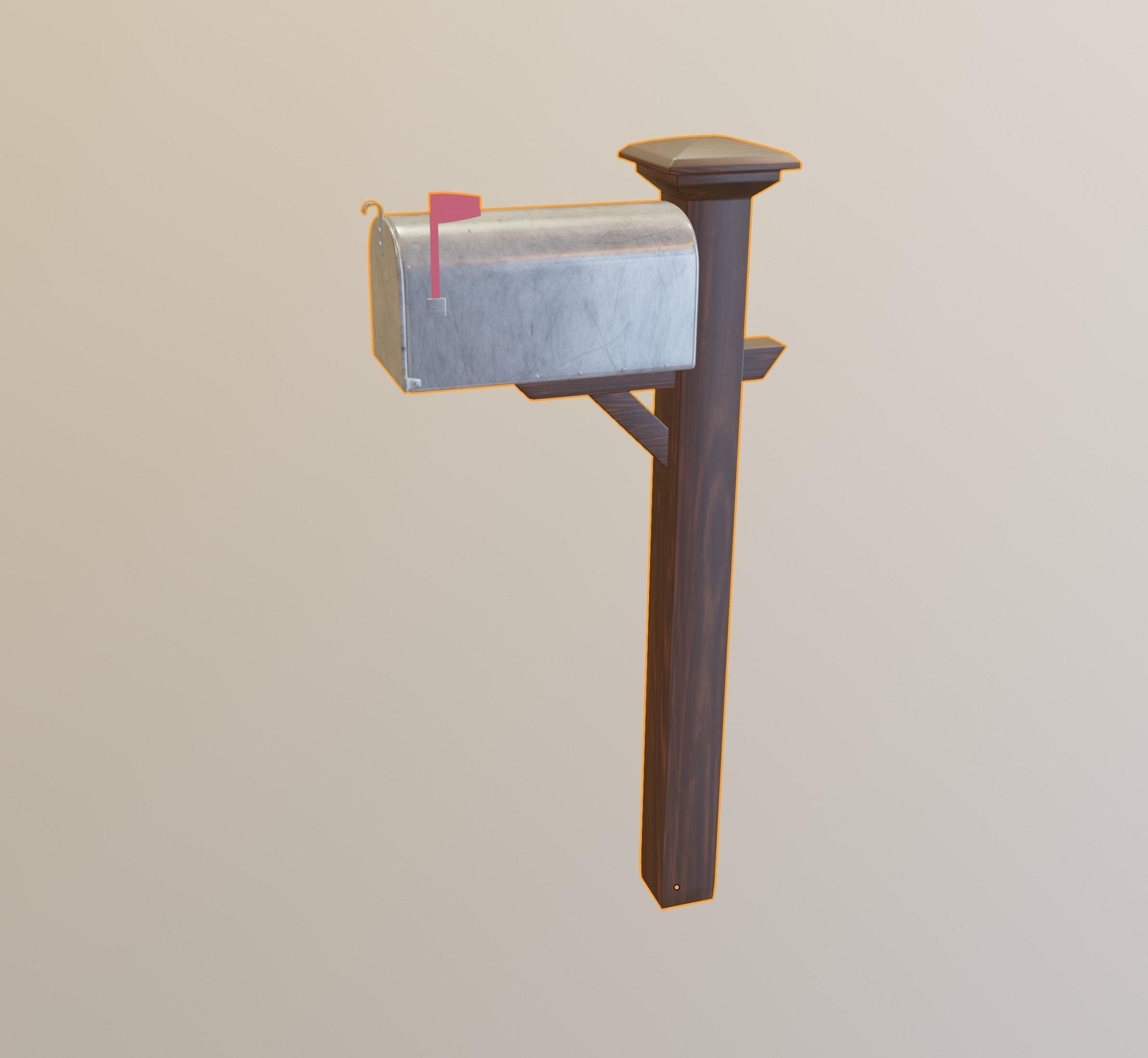 Mail Box 3D model_12