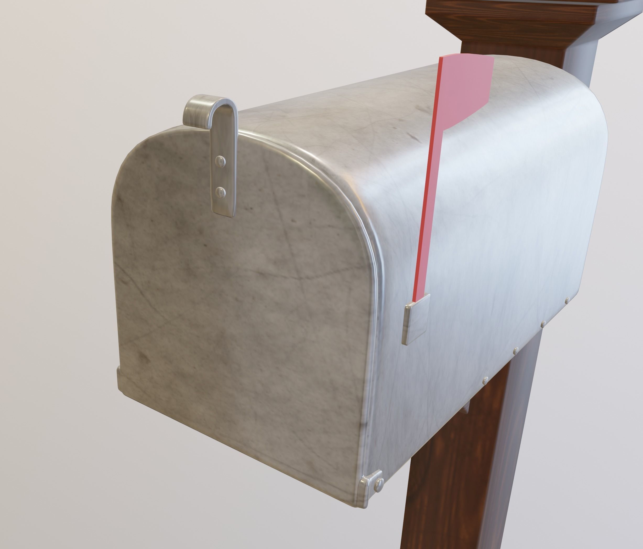 Mail Box 3D model_7