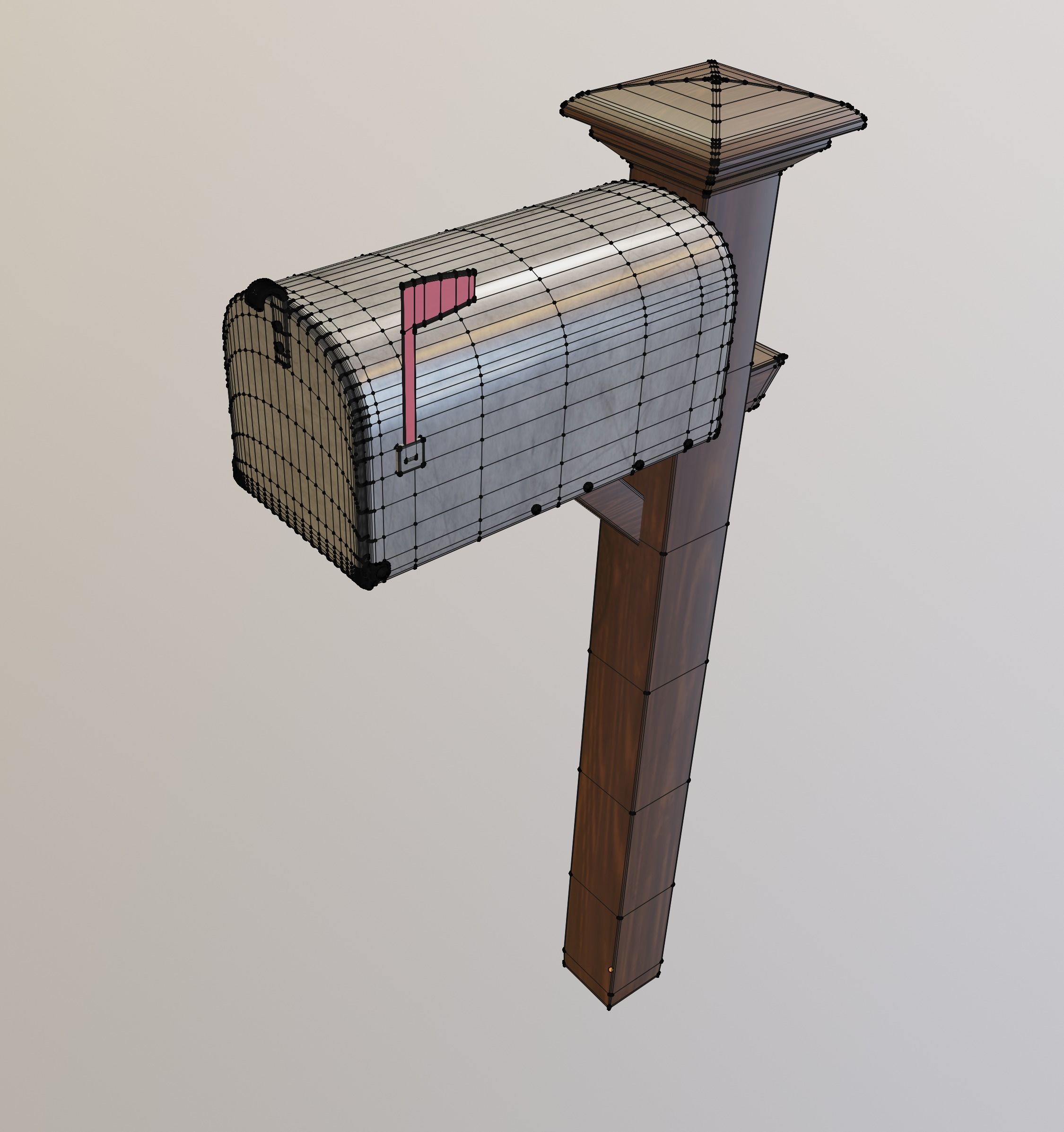 Mail Box 3D model_13
