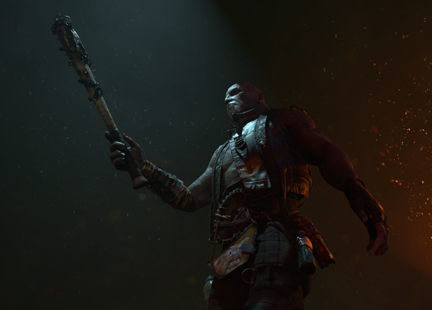 Baseball Bat Low-poly 3D model_7