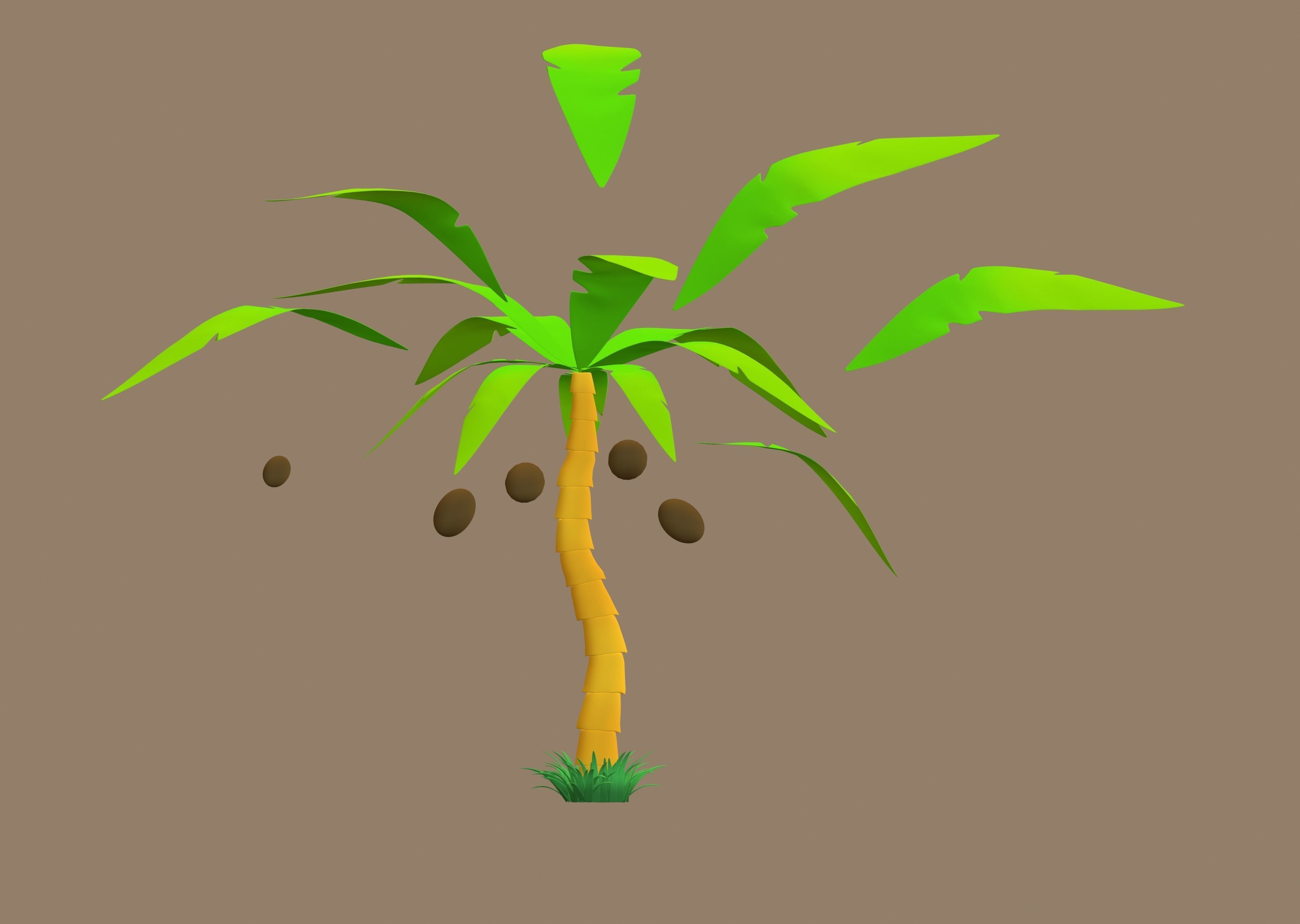 Palm Tree 3D model_2