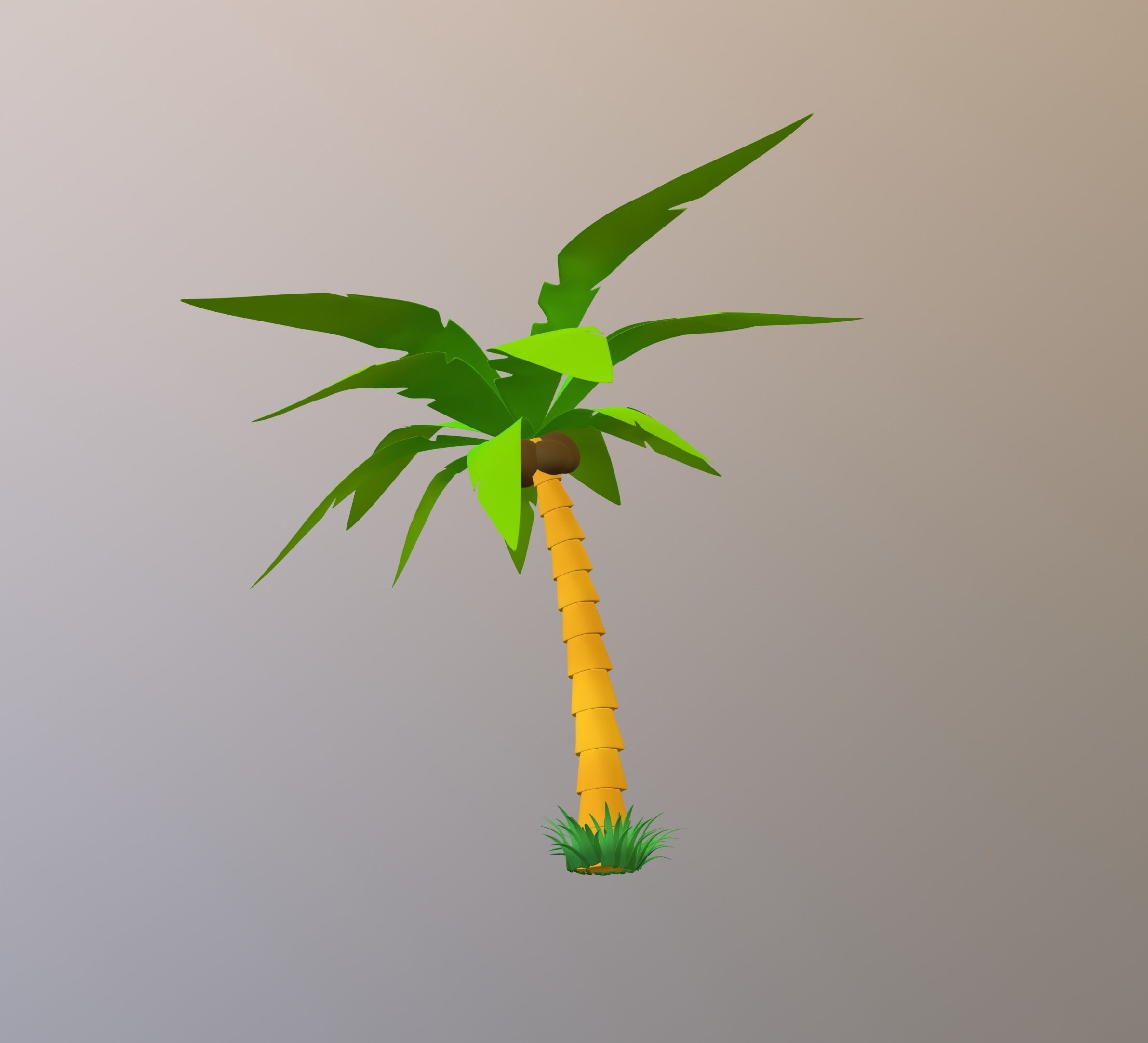 Palm Tree 3D model_4