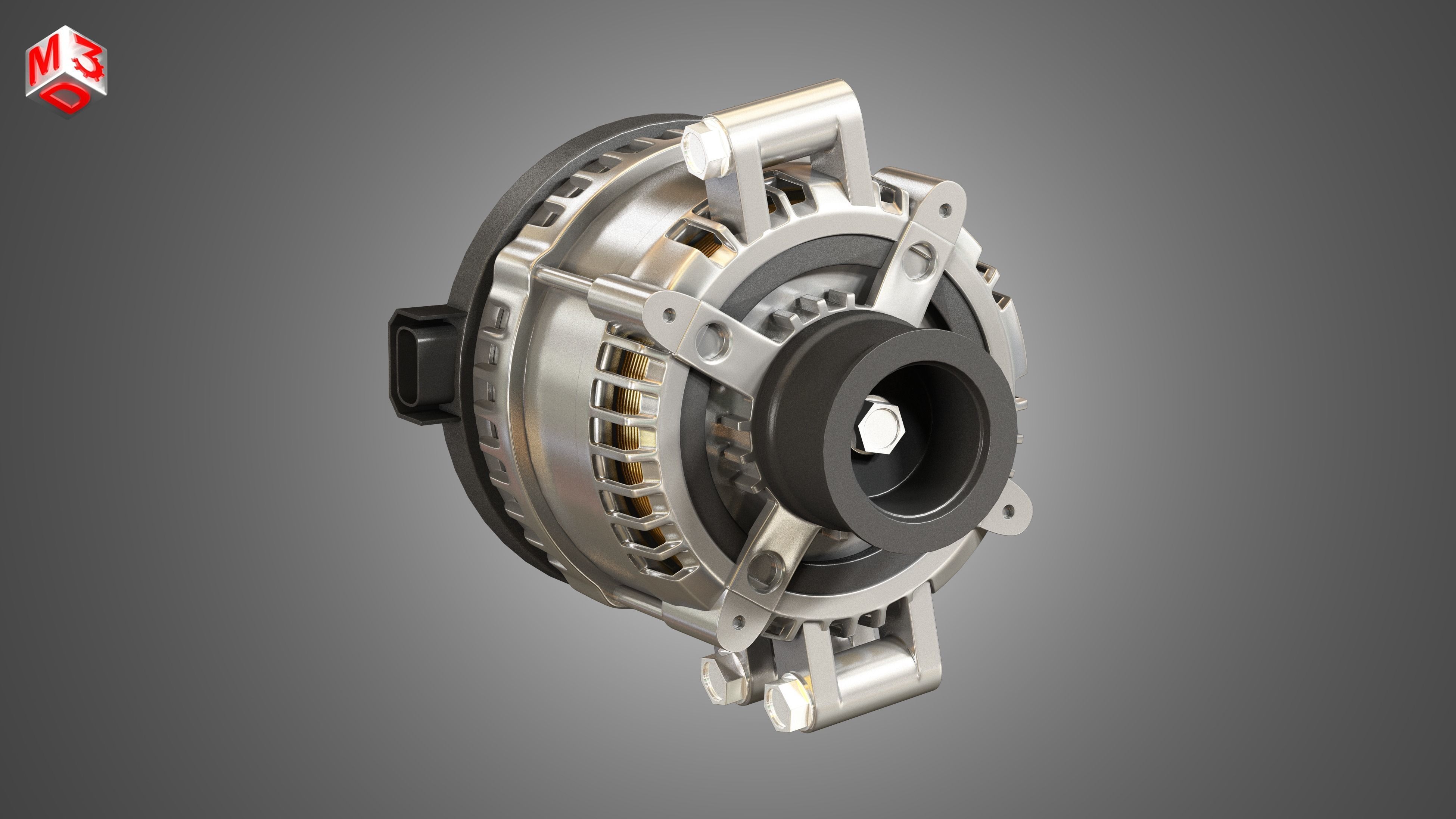 Alternator 3D model_1