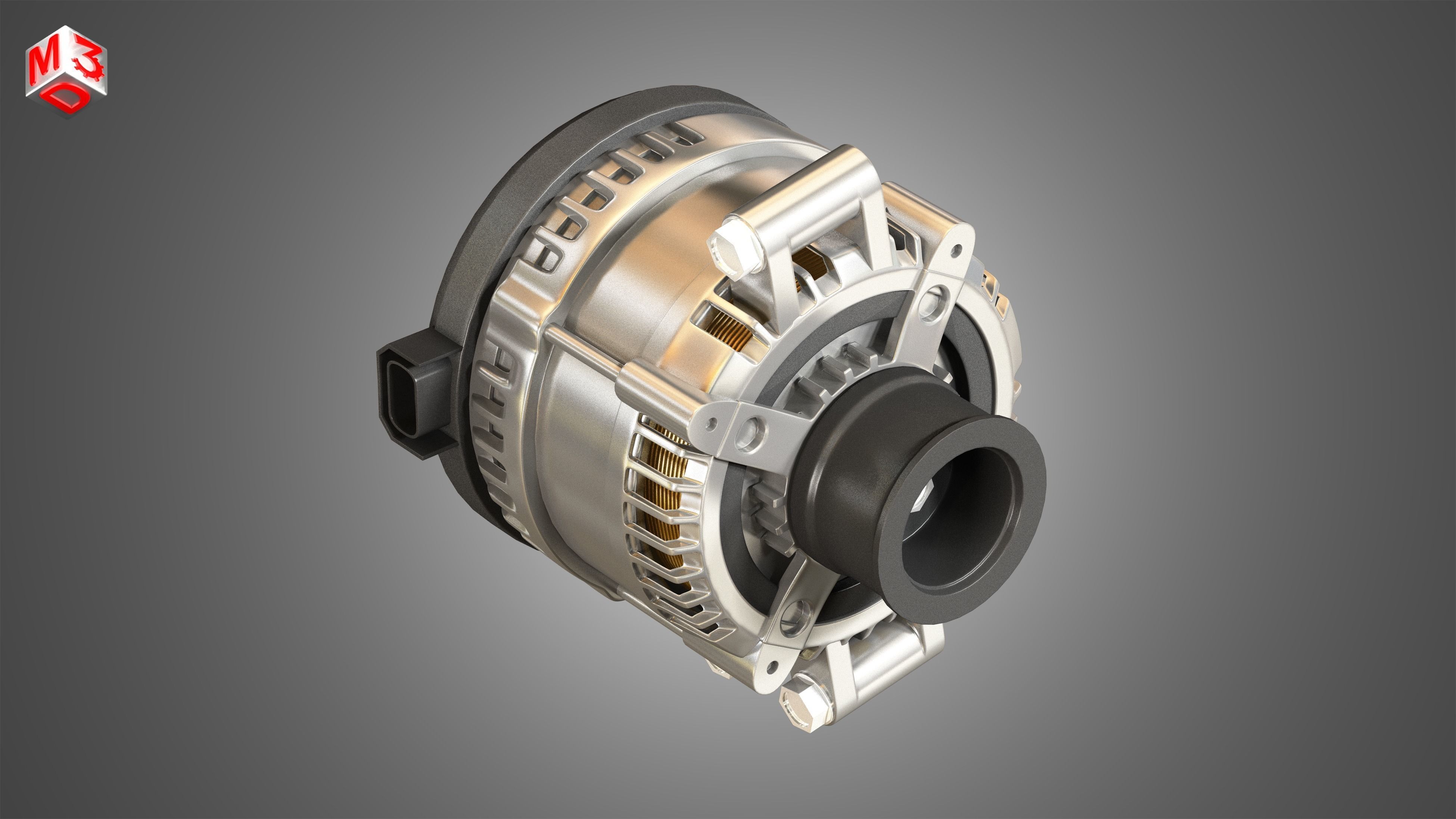 Alternator 3D model_3