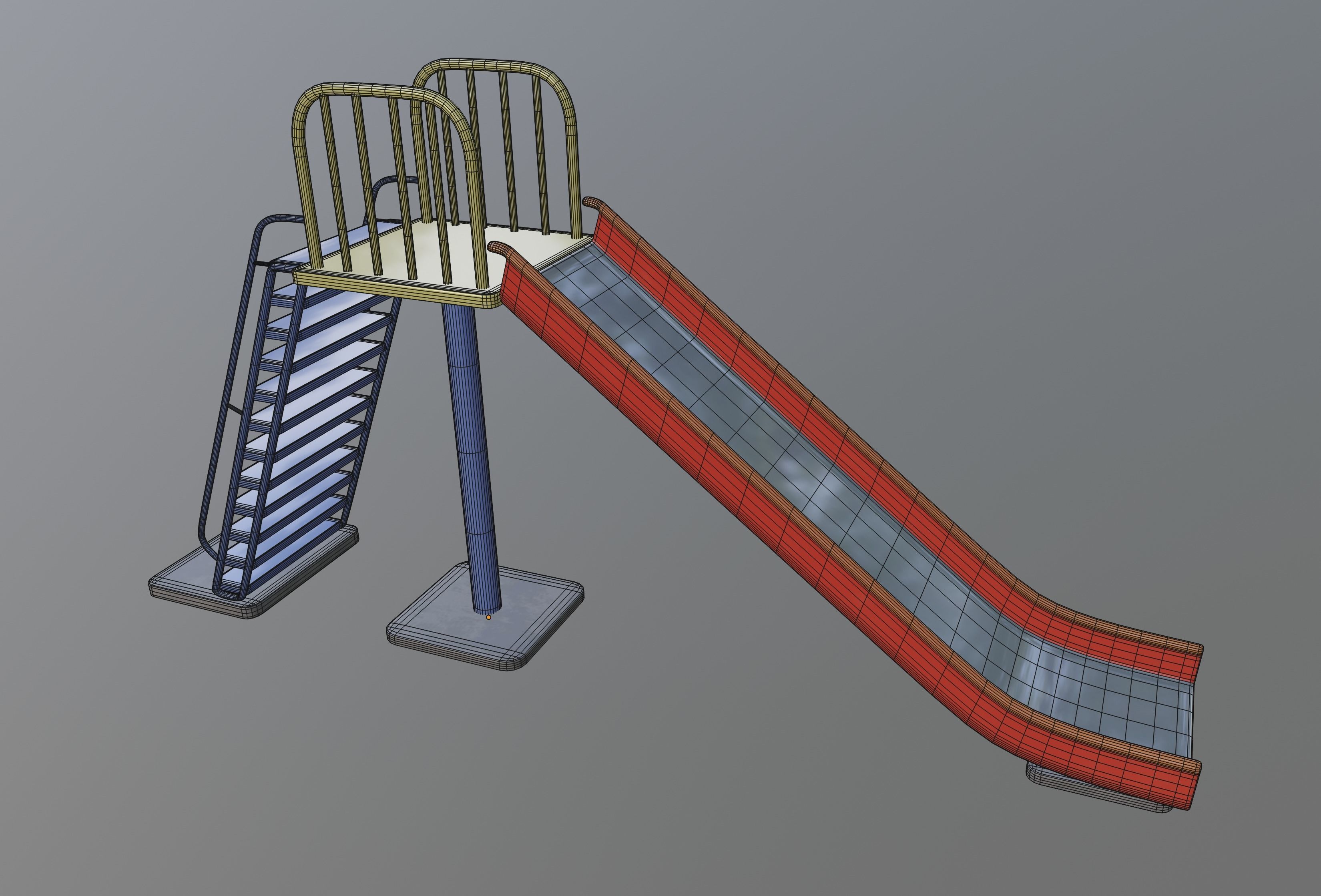 Park Slide 3D model_13