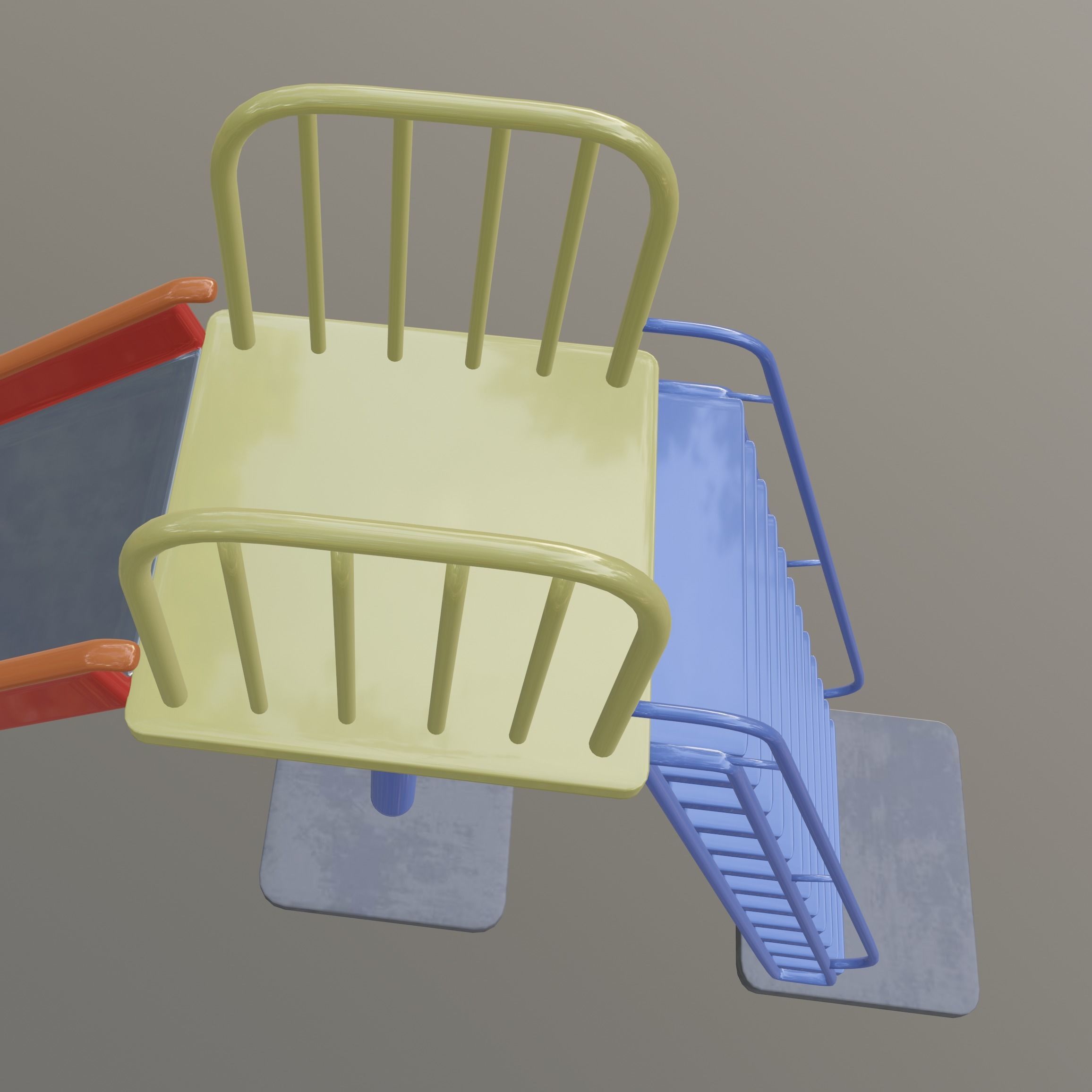 Park Slide 3D model_5