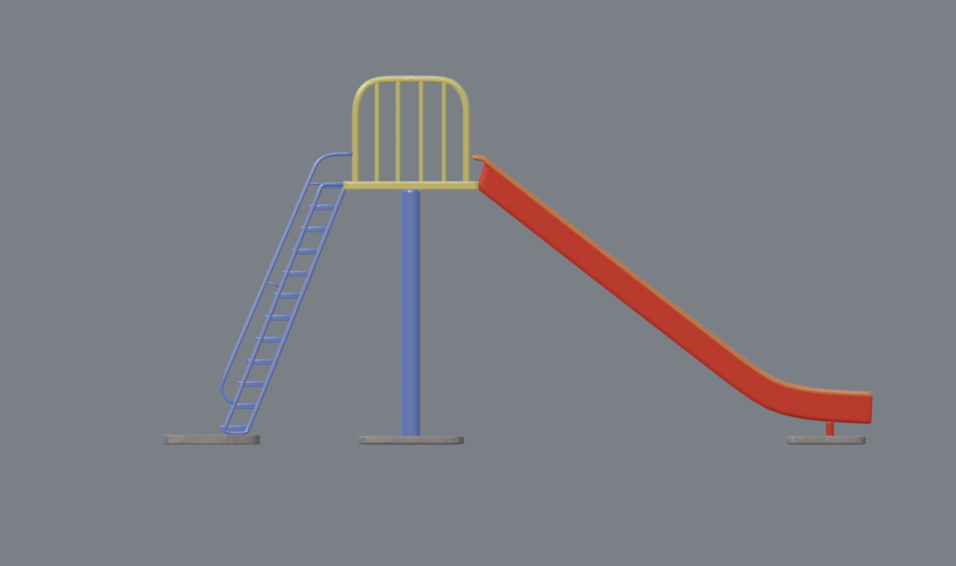 Park Slide 3D model_1