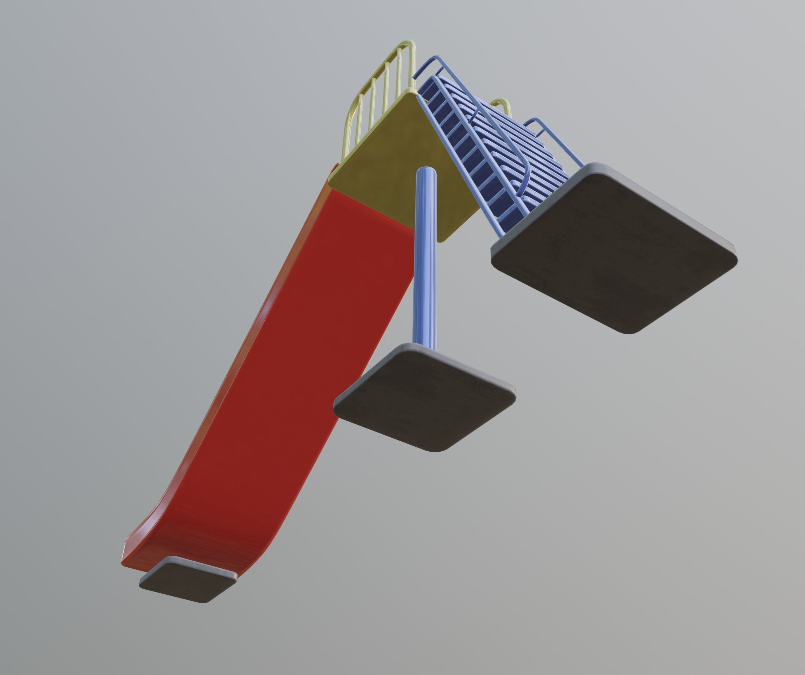 Park Slide 3D model_8