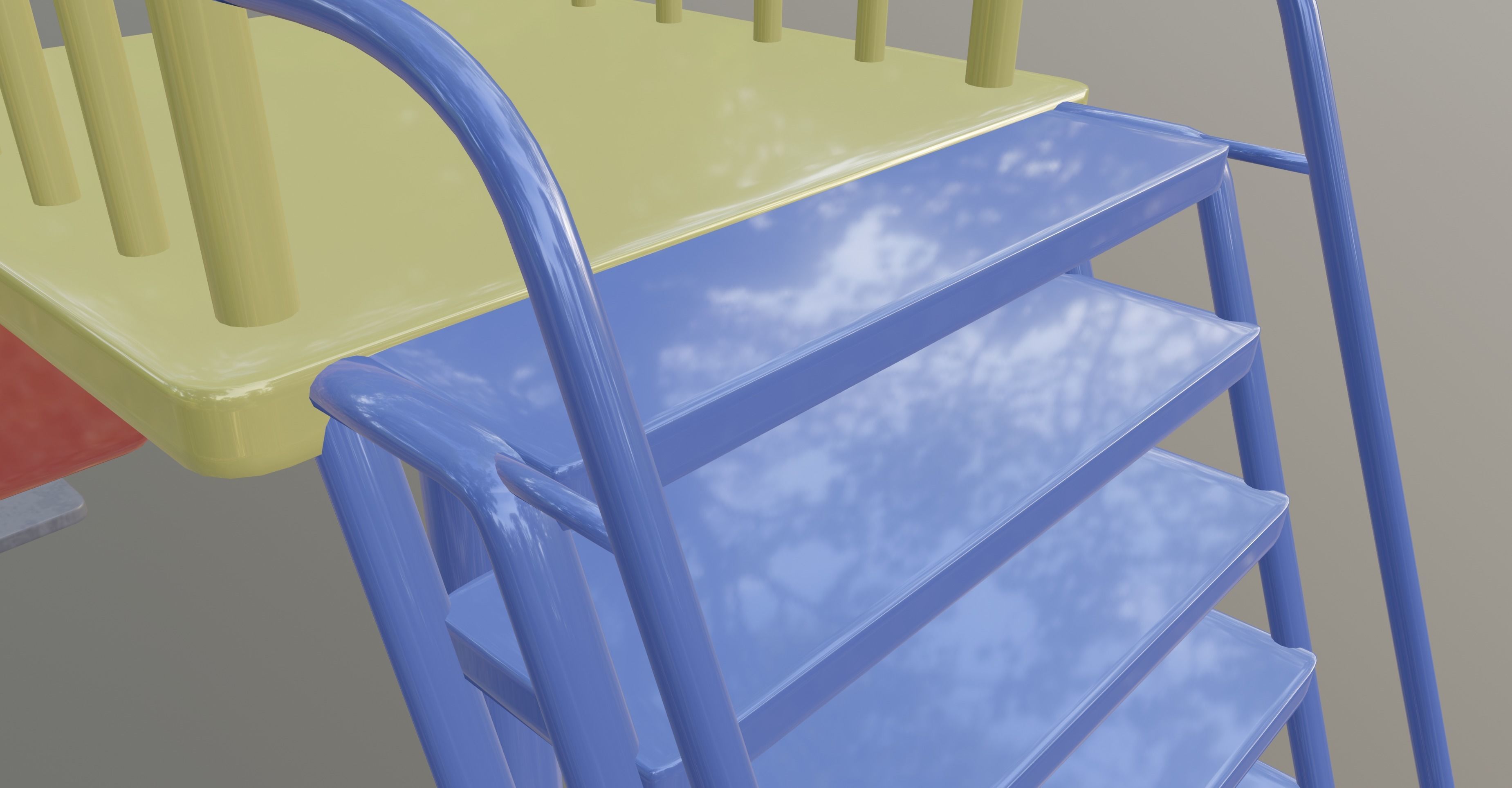 Park Slide 3D model_6