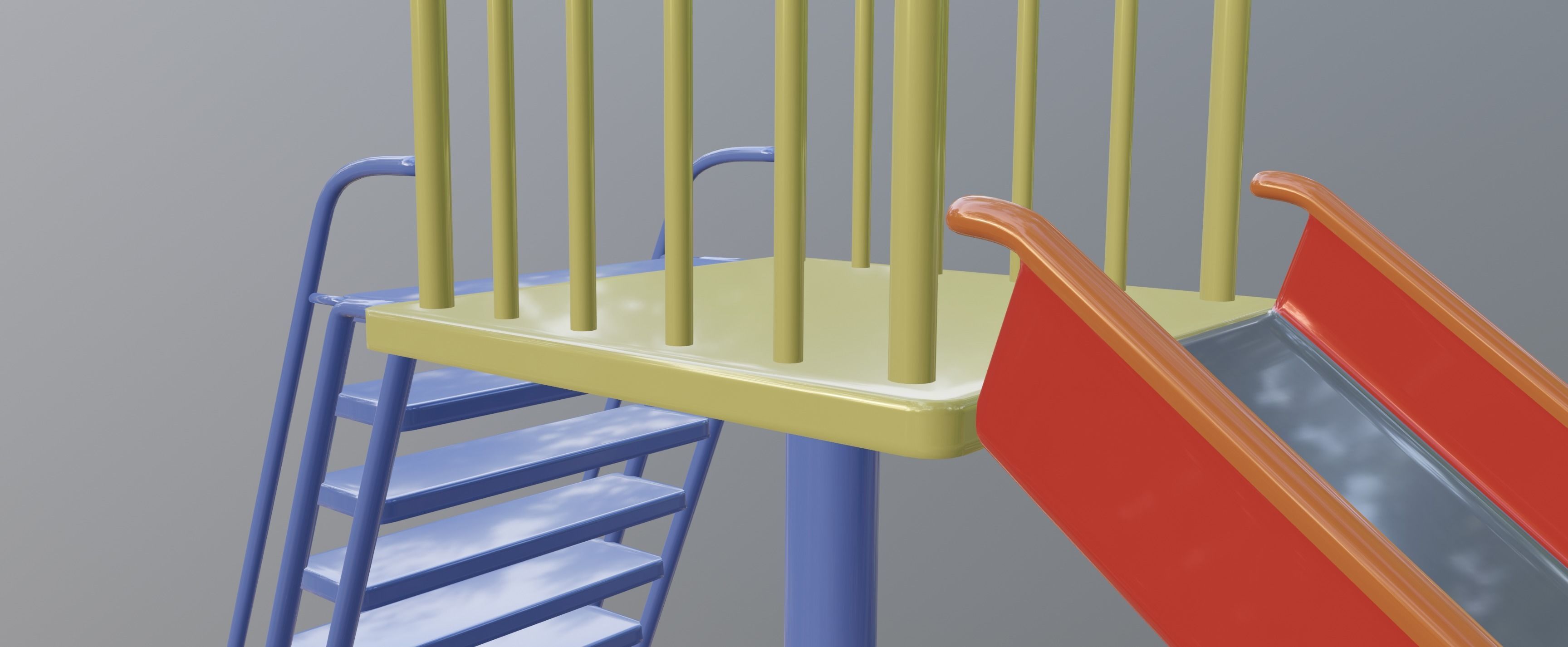 Park Slide 3D model_10