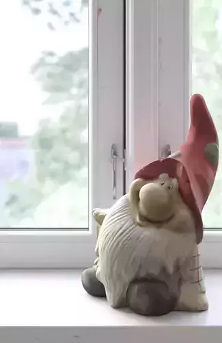 Gnome sculpture photoscanned model