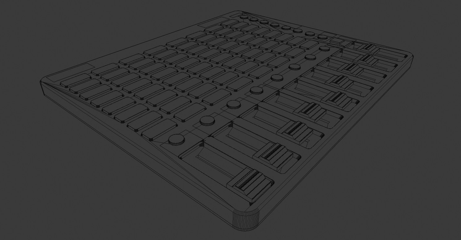 Akai APC mini 3D model | CGTrader