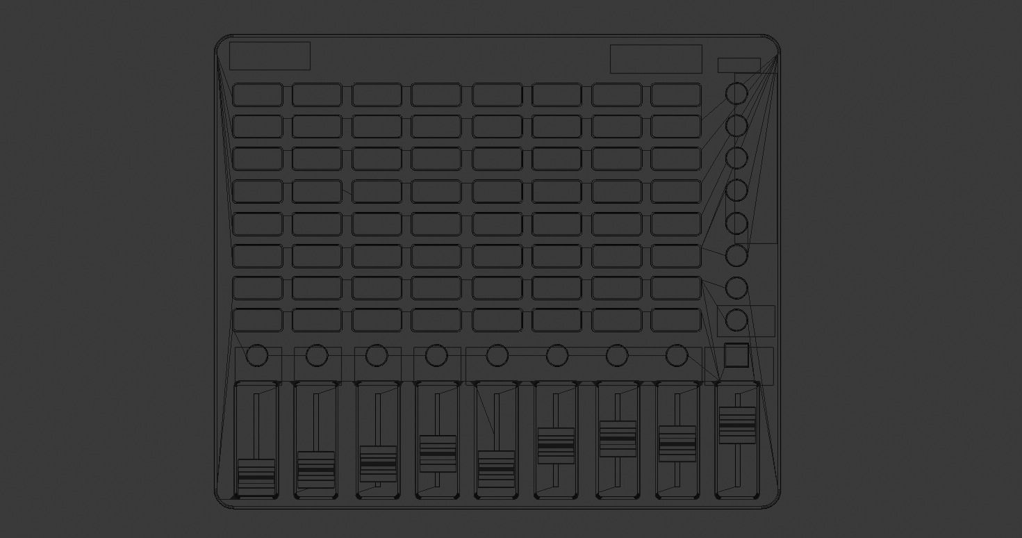 Akai APC mini 3D model | CGTrader