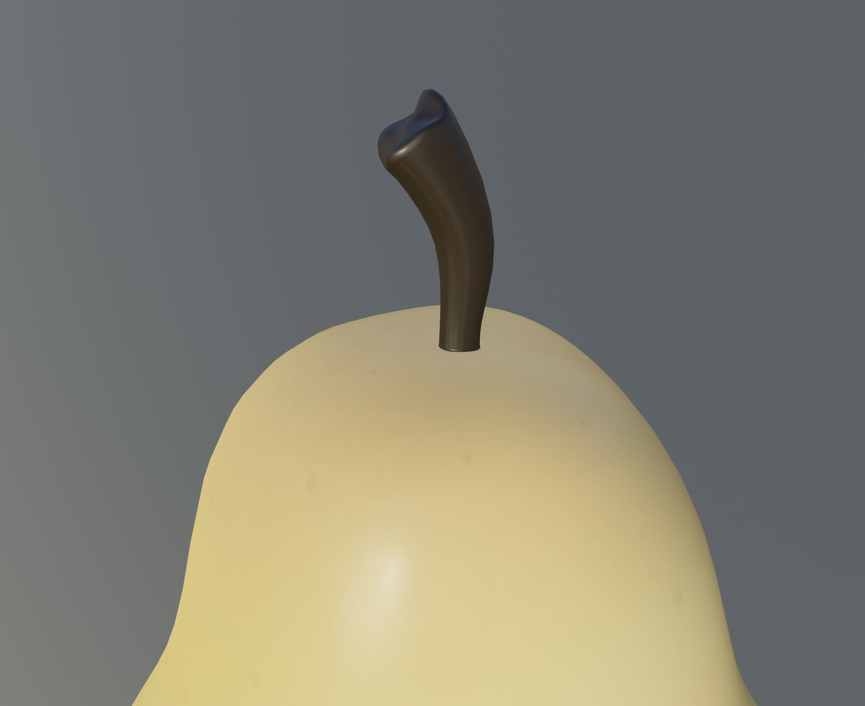 Pear with Shapes 3D model_4