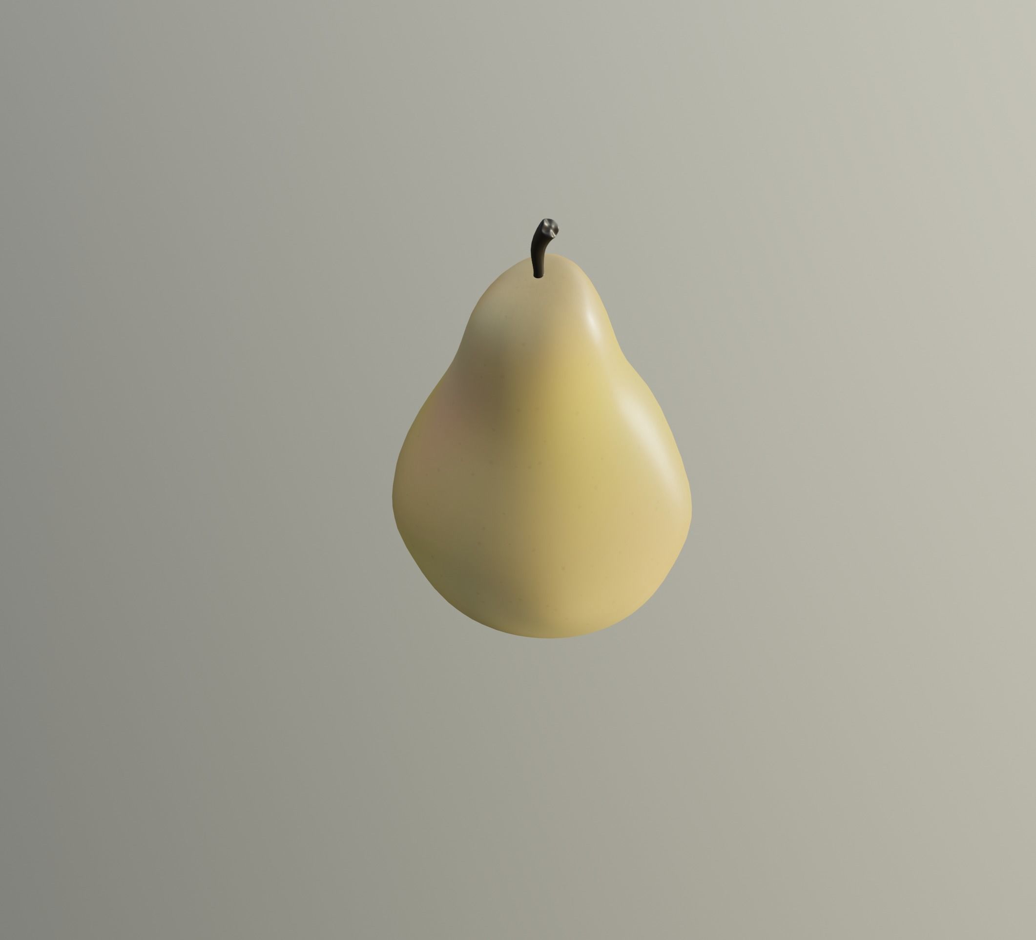 Pear with Shapes 3D model_1