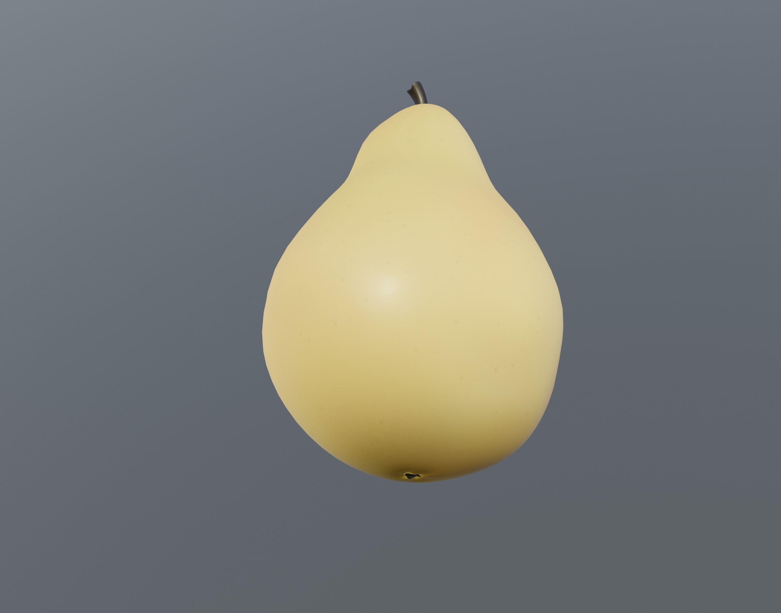 Pear with Shapes 3D model_6