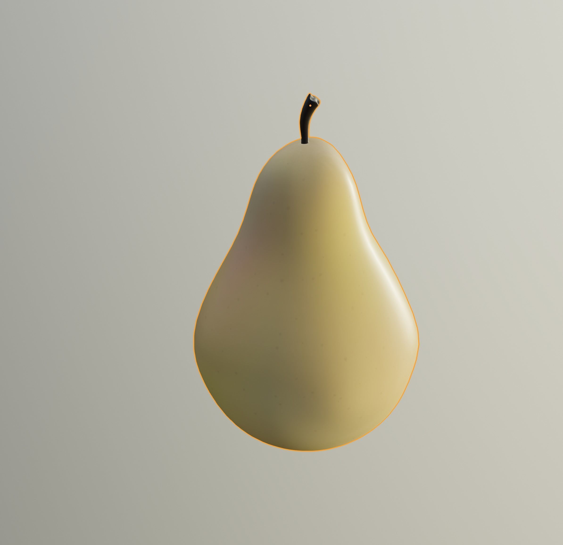 Pear with Shapes 3D model_10