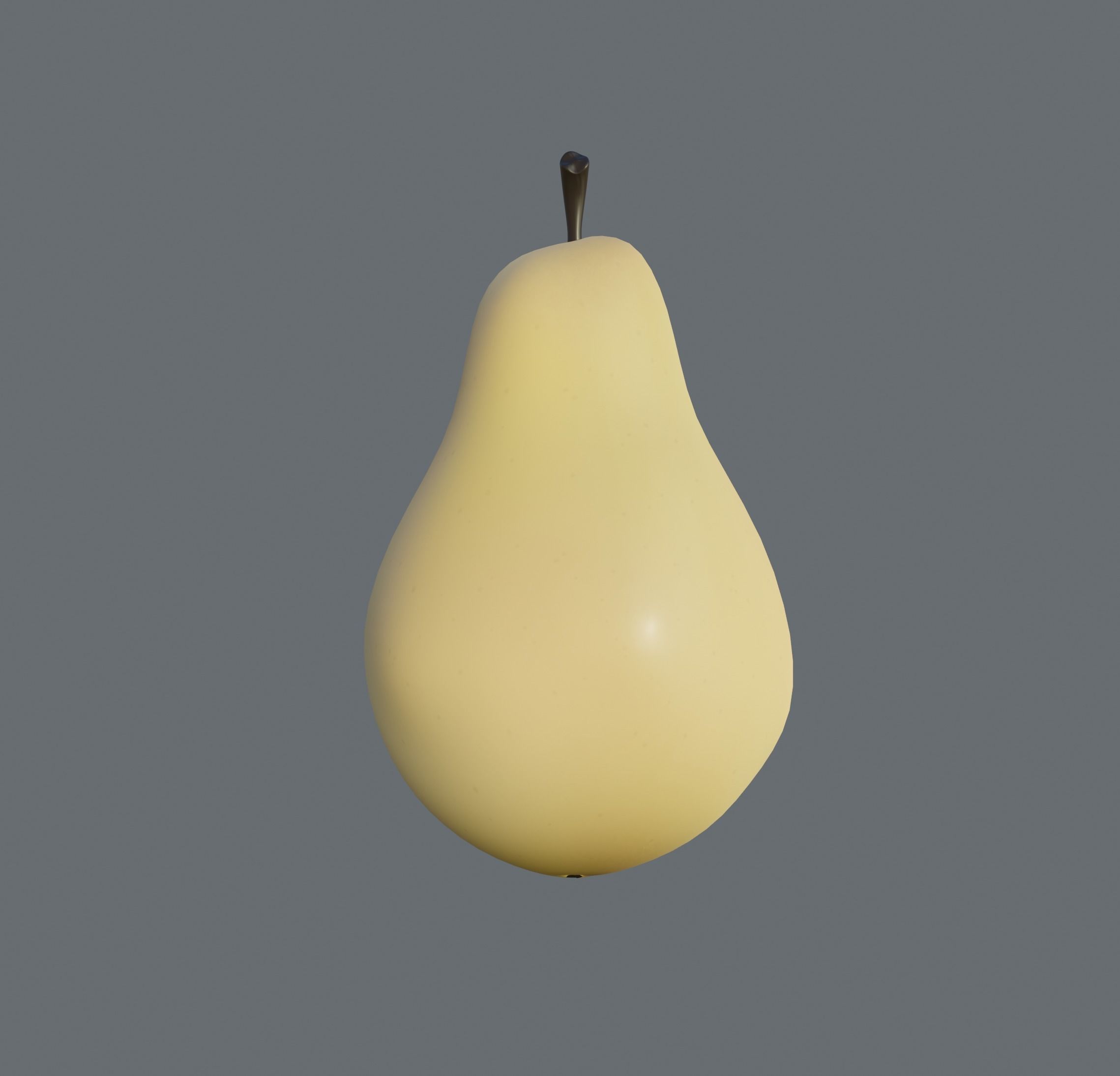 Pear with Shapes 3D model_3