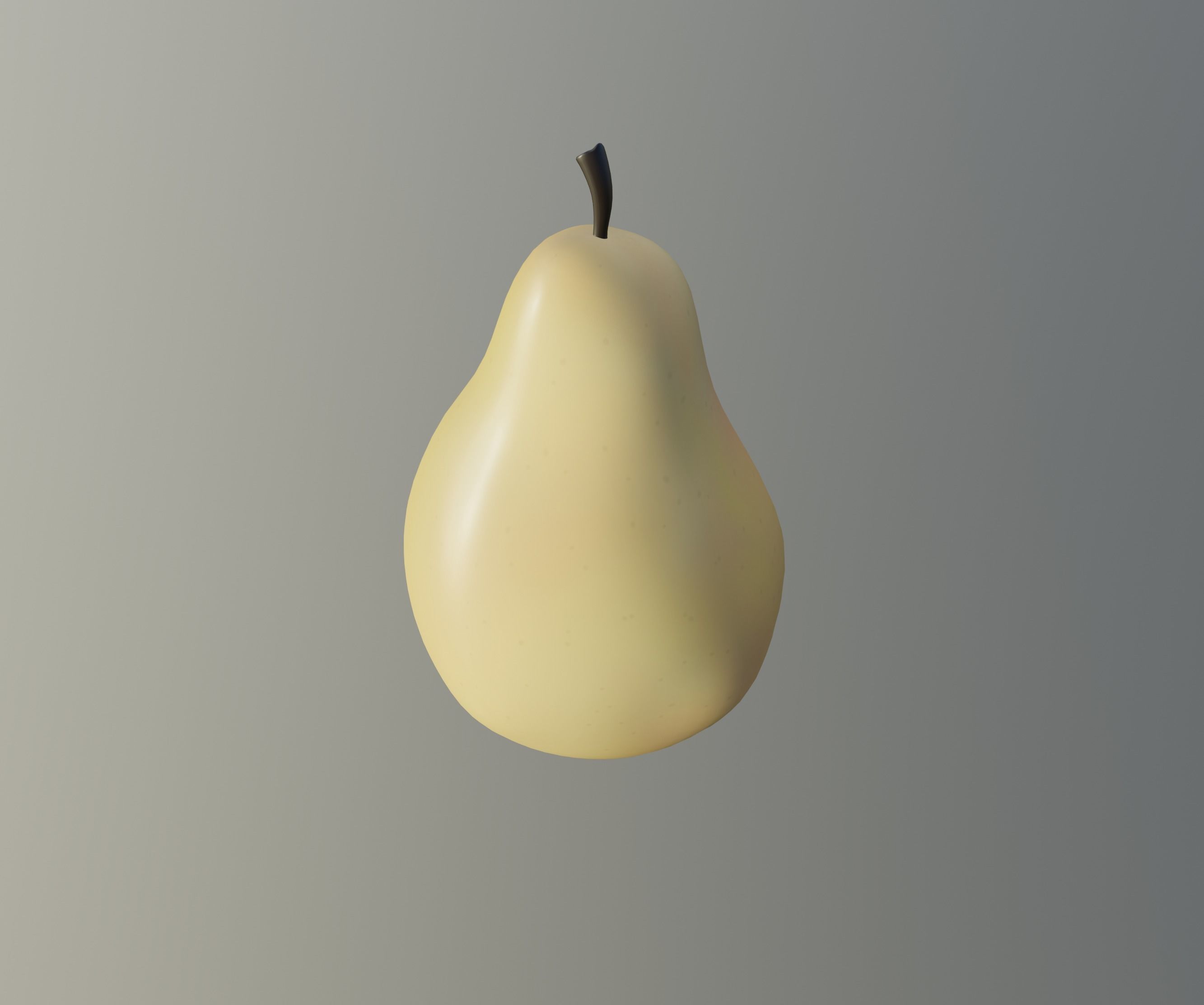 Pear with Shapes 3D model_7
