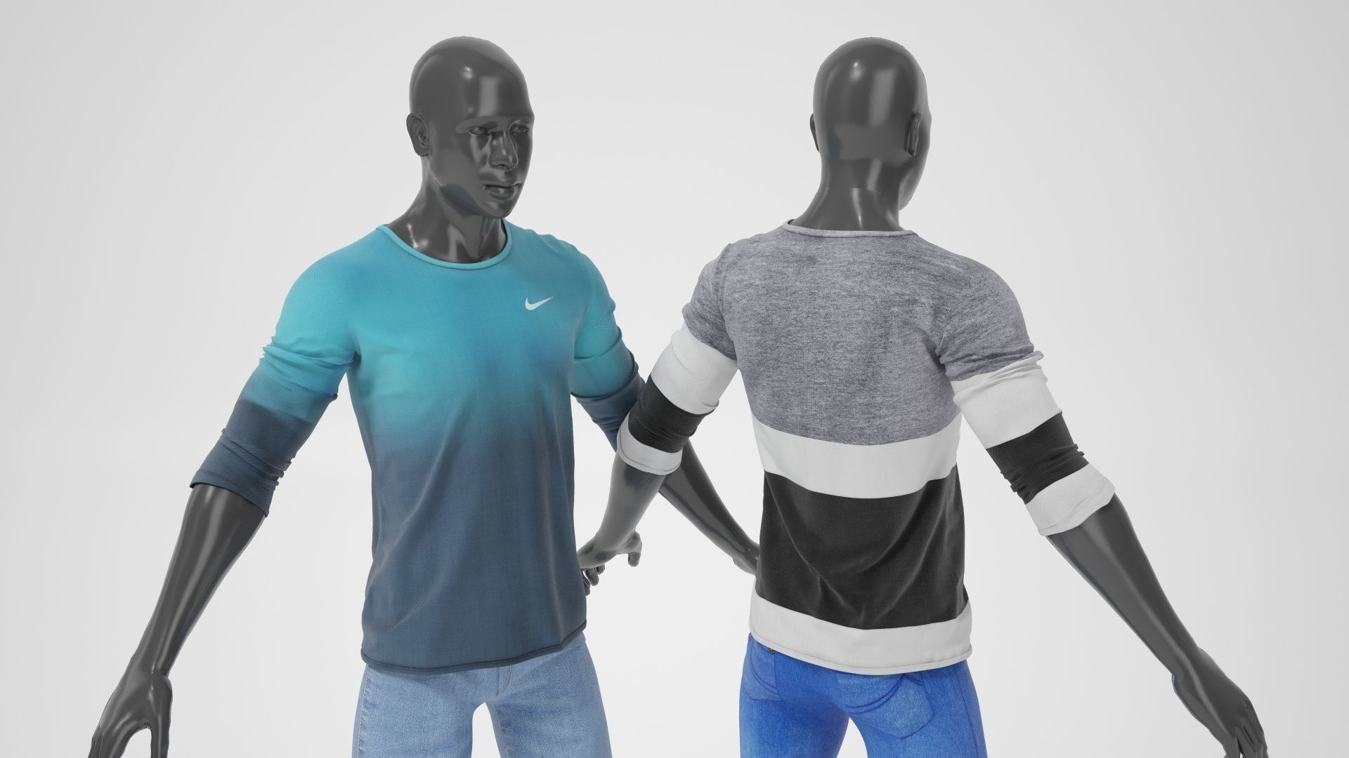 Male mannequins whith clothes  FULL PACK 3D Model Collection_32