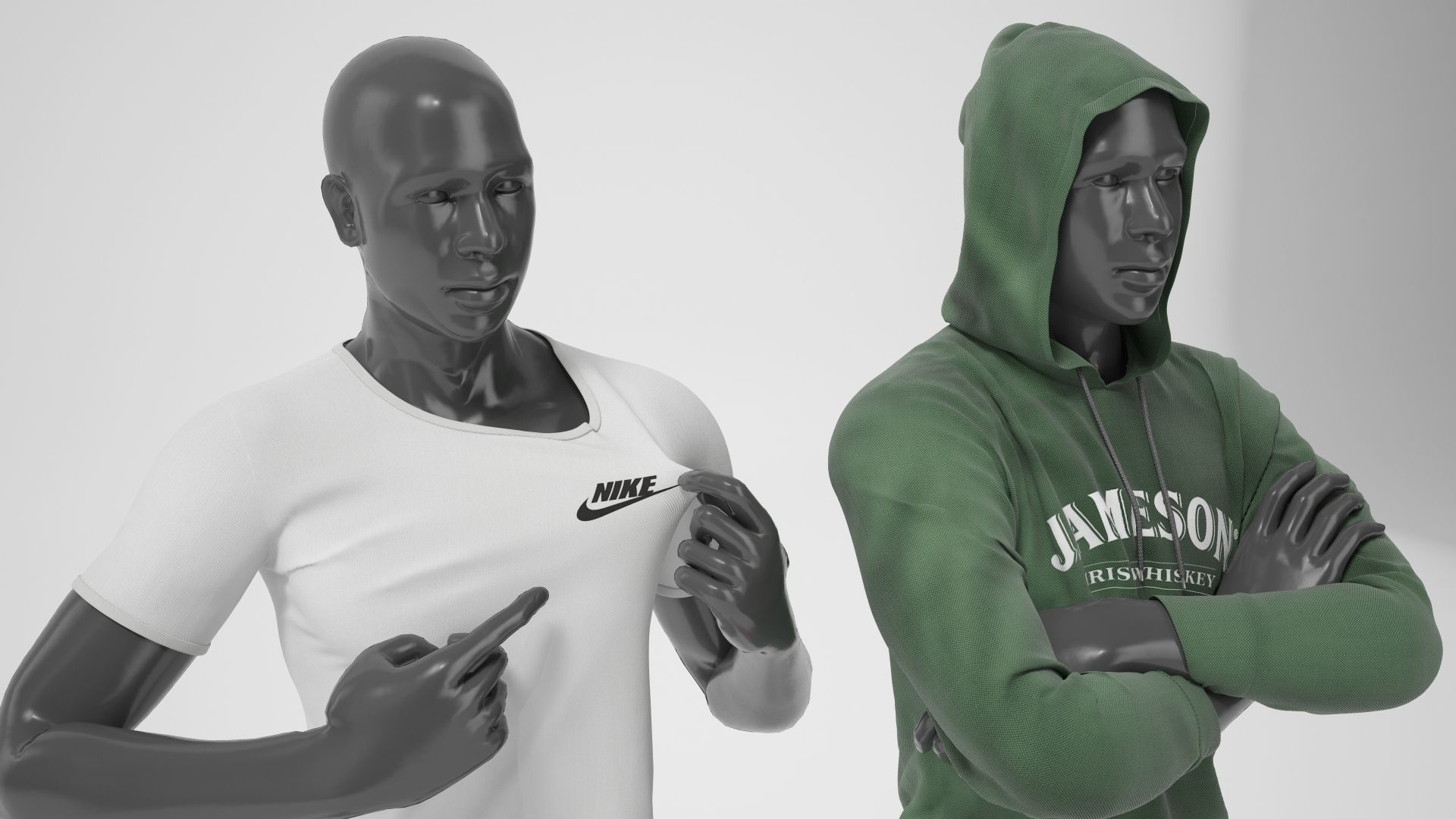 Male mannequins whith clothes  FULL PACK 3D Model Collection_39