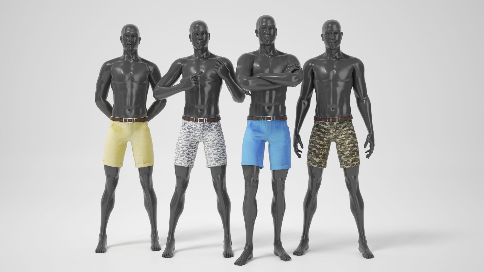 Male mannequins whith clothes  FULL PACK 3D Model Collection_12