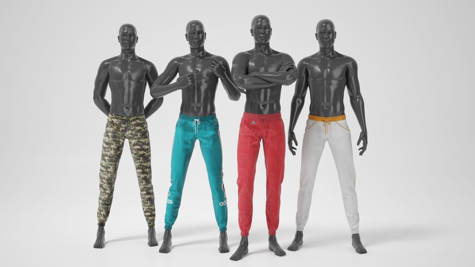 Male mannequins whith clothes  FULL PACK 3D Model Collection_15