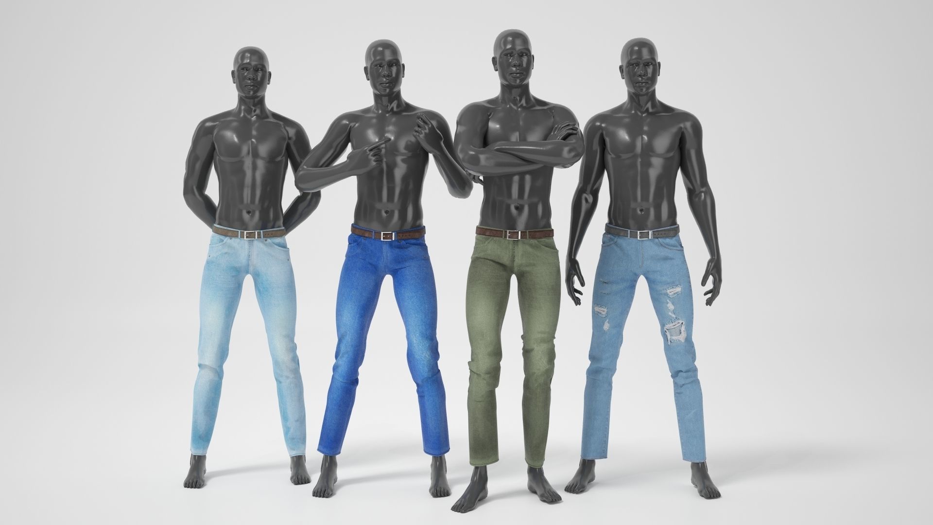 Male mannequins whith clothes  FULL PACK 3D Model Collection_18