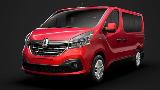 Renault Trafic Minibus 2020 3D model