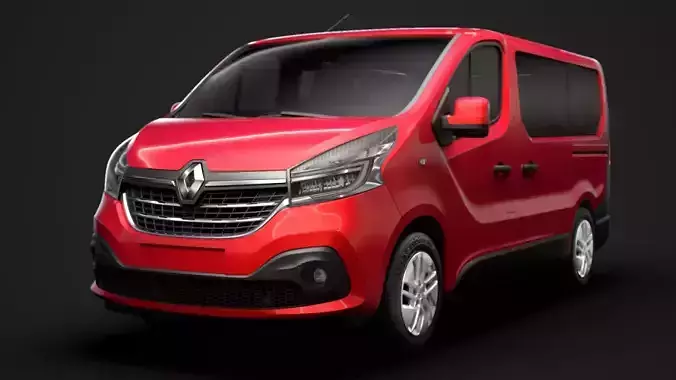 Renault Trafic Minibus 2020 3D model