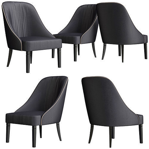 Chair and Armchair Collection 30 Pieces 3d model 3D model 4