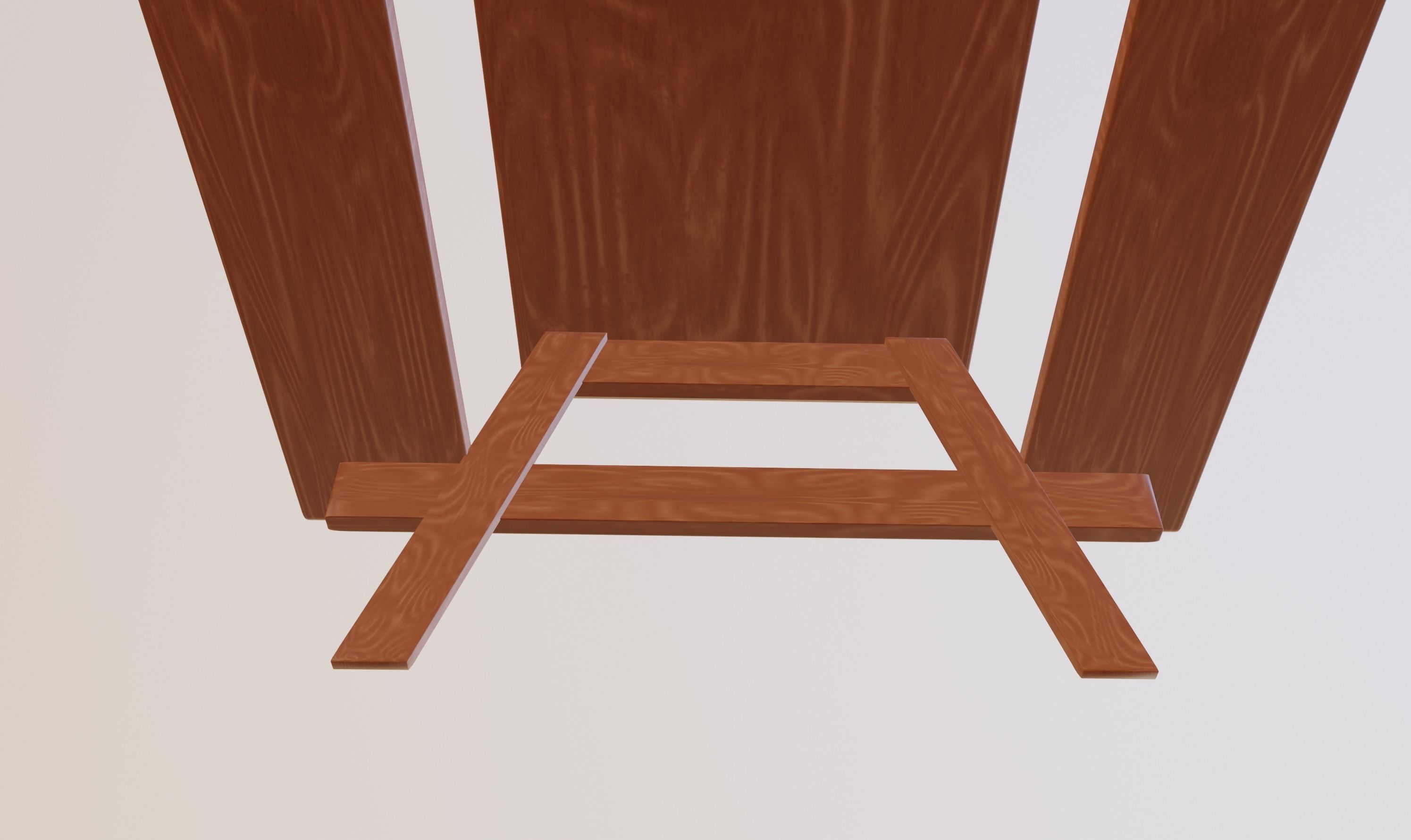 Picnic Table 3D model_7