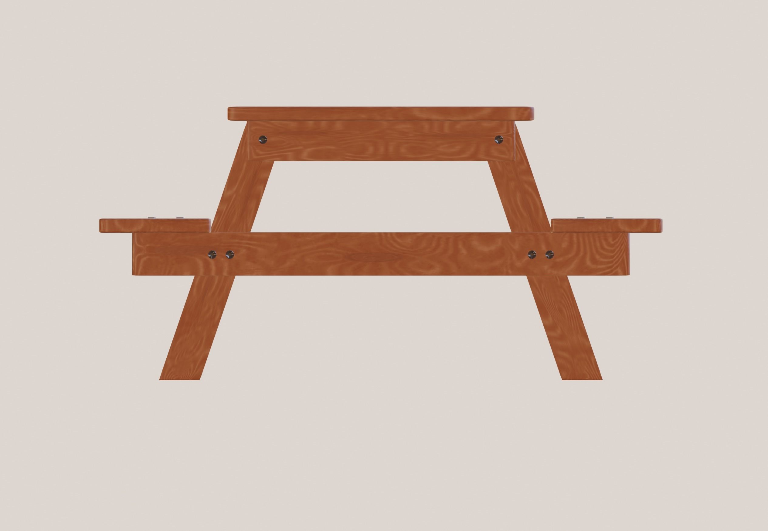 Picnic Table 3D model_1