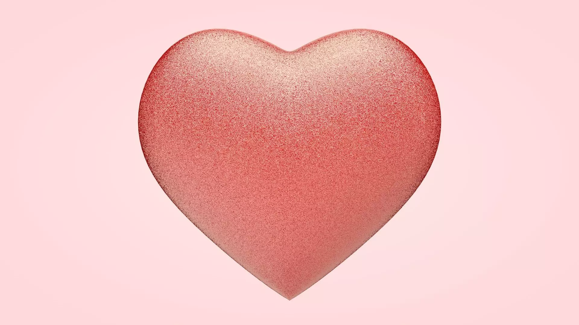 Rough and Glossy Hearts Low-poly 3D model_0