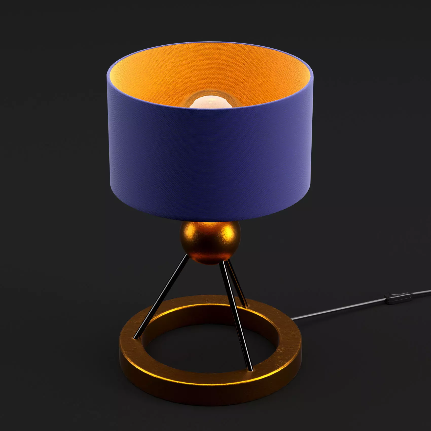 Table lamp 3D model