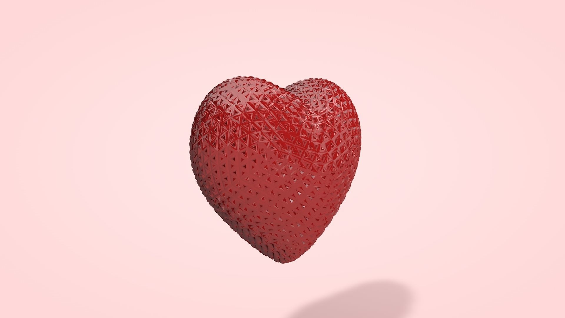 Rugged Heart 3D model_3
