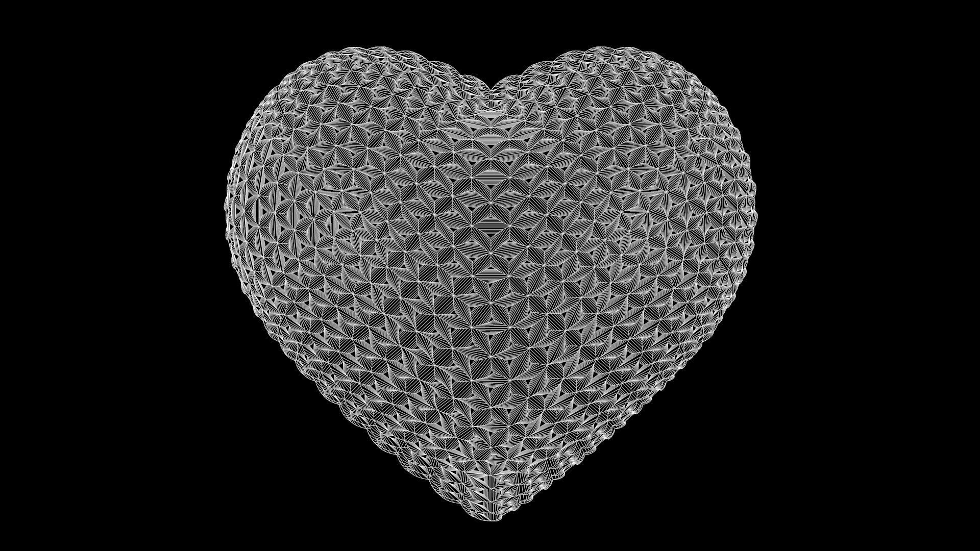 Rugged Heart 3D model_5