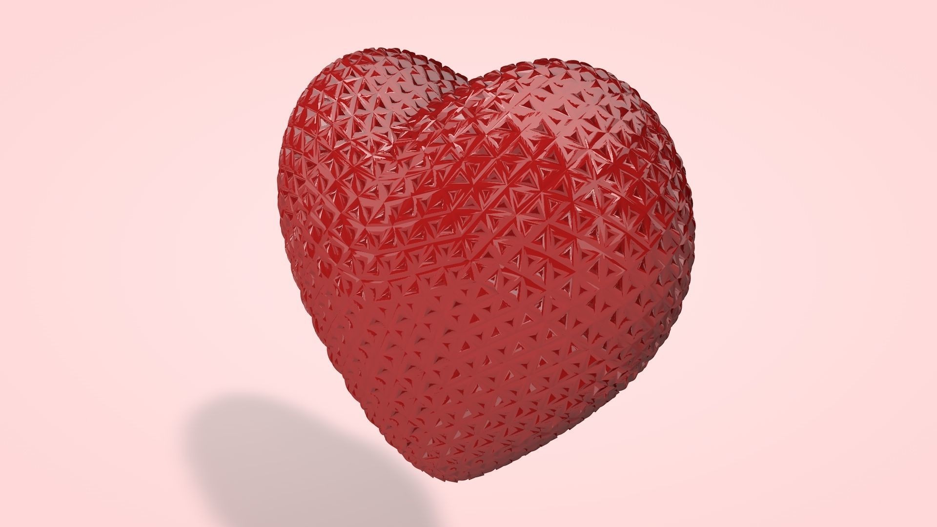 Rugged Heart 3D model_4