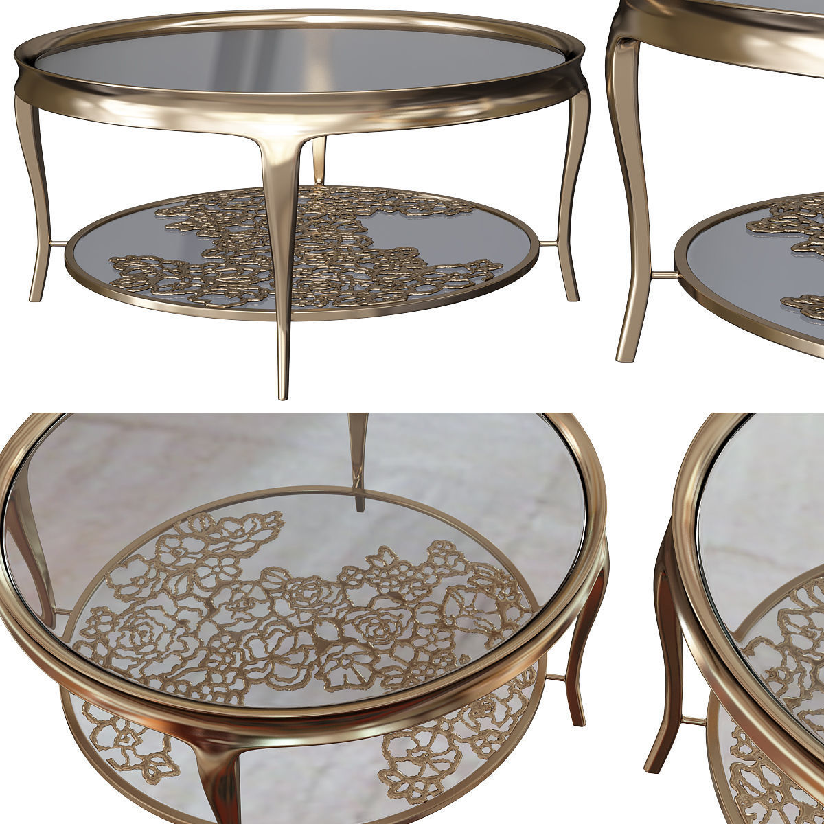 COFFE TABLE Collection 29 Pieces 3d model 3D model_18