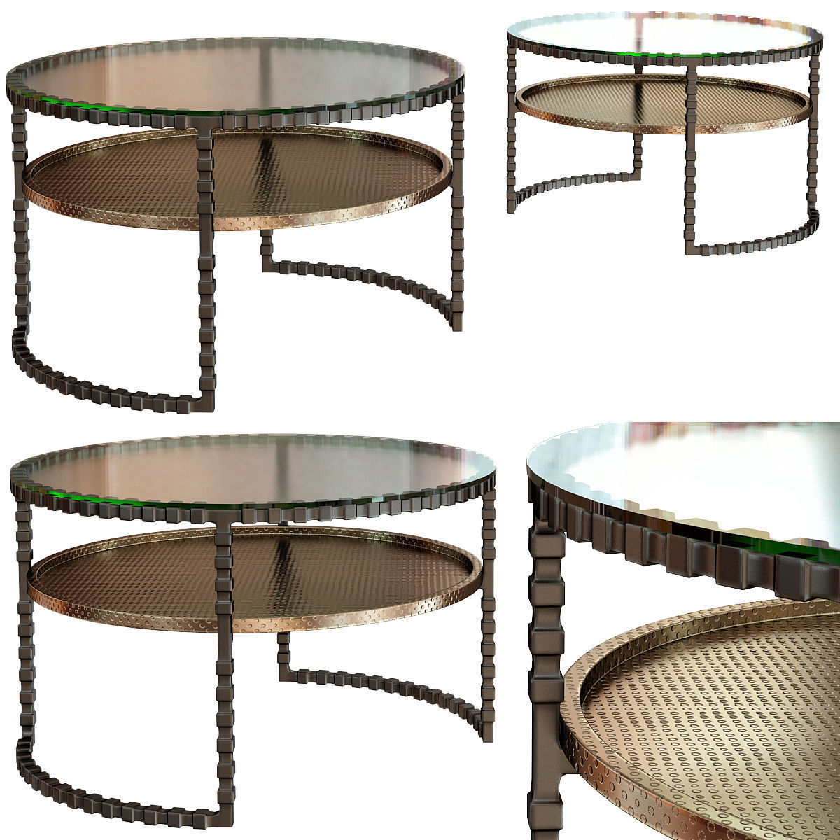 COFFE TABLE Collection 29 Pieces 3d model 3D model_17